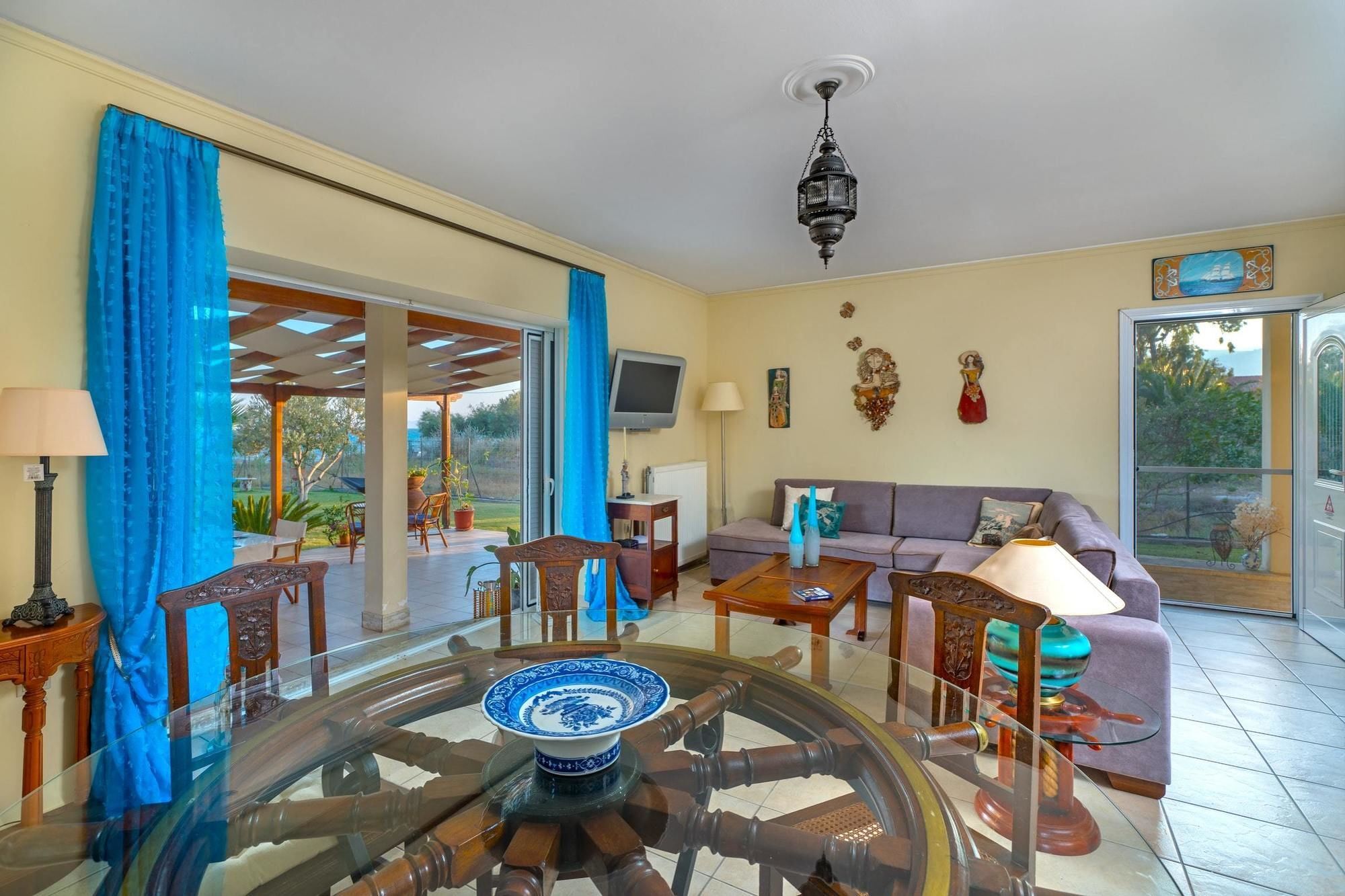 Maria'S Seaside Villa - House With 3 Rooms In Marathon, With Wonderful Exterior photo